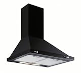 Fagor - 9CFD60N - Hotte D&eacute;cor / Chemin&eacute;e - Int&eacute;grable - 60 cm - Noir