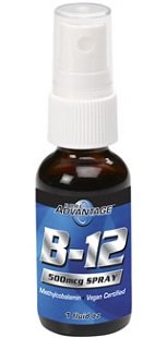 Pure Advantage B-12 Methylcobalamin - 1 oz - Spray