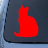 AMERICAN SHORTHAIR - Cat - Vinyl Decal Sticker #1486 | Vinyl Color: Red