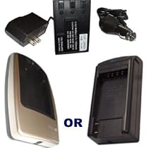 Hitech - Battery & Travel Charger Set for Canon PowerShot S400 / PowerShot S410 Digital Camera.