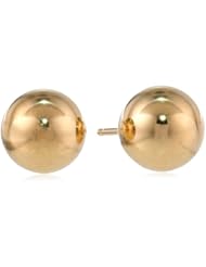 18k Gold 7mm Ball Stud Earrings