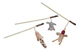 Image Ethical Skinneeez Forest Friends Wand Cat Toy