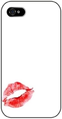 SPRAWL iPhone 4s Case Cute Cartoon for Teen Girls Hard Plastic Snap on Clear Print -- Sexy Red Lipstick