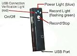 MINI SPY COLOUR CCTV CAMERA AUDIO RECORDER DVR with built-in 2GB Memory + One 4GB Micro SD/TF Card Slot