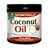 Coconut Oil Organic - 100% certified ORGANIC, 16 oz., (Jarrow Formulas)