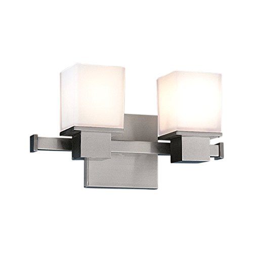 Hudson Valley Lighting4442-SN Two Light Bath Bracket from The Milford Collection, 2, Satin Nickel