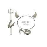 3D Chrome Devil Demon Sticker Decal Emblem with 3M self-adhesive tape by EZ Motoring