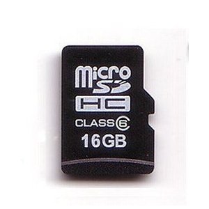 KOMPUTERBAY 16GB microSD microSDHC Flash Memory Card with N111 USB 2.0 Reader and SD Adapter - Ultra High Speed Class 6