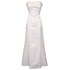 Strapless Satin Mermaid Gown Dress Prom Bridesmaid Formal
