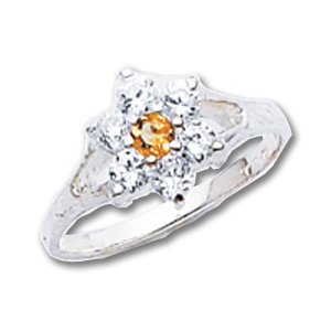 Buy Sterling Silver Citrine ring by A Great Jewelry Co.