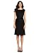 Jones New York Women's Pleated Dress, Black, Large