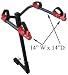 Fits 2 or 1-1/4" Bicycle Bike Hitch Rack Receiver Mount