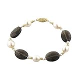 14K Pearl & Quartz Bracelet