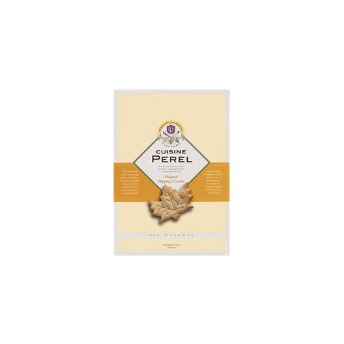 Cuisine Perel Grape Leaf Dipping Crackers (Economy Case Pack) 5 Oz Box (Pack of 12)