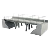 HO KIT Modern Concrete Segment Bridge, Set A by BLMA MODELS