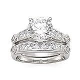 CZ Wedding Ring Set