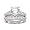 CZ Wedding Ring Set - Size 6