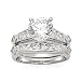 CZ Wedding Ring Set