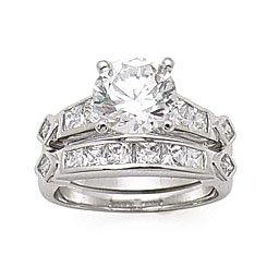 CZ Wedding Ring Set