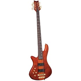 Schecter Stiletto Studio-8 Electric Bass (8 String, Left Handed, Honey Satin)