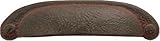 Hickory Hardware P3004-RI 3-Inch Refined Rustic Pull, Rustic Iron