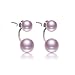 Sterling Silver Stud Earrings Freshwater Cultured Pearl Handpicked AAA Quality White