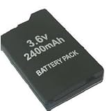 Sony PSP Slim and Lite Replacement Battery - 2400mAH