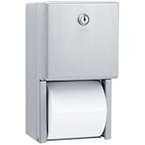 Bobrick B-2888 Classic Series Surface-Mounted Multi-Roll Toilet Tissue Dispenser, Satin
