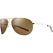 Smith Optics Serpico Premium Lifestyle Polarized Sports Sunglasses/Eyewear w/ Free B&F Heart Sticker Bundle - Gold/Brown