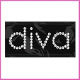 Diva Rhinestone Iron On Heat Transfer Decal