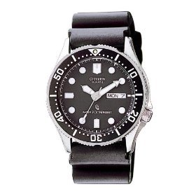 Citizen #AJ0100-02E Men's 200M Quartz Diver Watch
