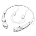 Rymemo Wireless Bluetooth 4.1 Stereo Headphone with Microphone - Silver/White