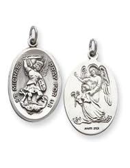 Sterling Silver St. Michael Medal