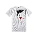 Split Kisser White T Shirt Size Medium