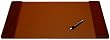 Mocha Leather 25.5 x 17.25 Desk Pad