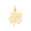 14K Yellow Gold 4 Leaf Clover Charm