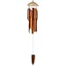 Asli Arts Collection C303 Medium Spun Top Bamboo Chime, Natural