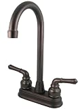 Antique Bronze 4 Centerset Bar/Laundry Sink Faucet By Huntington Brass