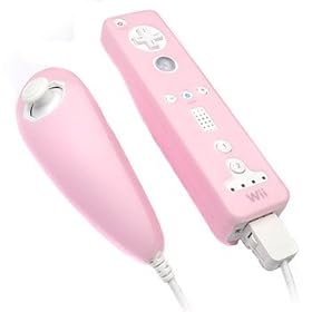 Nintendo Wii Remote and Nunchaku Premium Silicone Skin - Pink