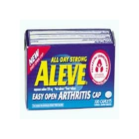 Aleve Arthritis Pain Easy Open Caplets for Arthritis People - 100 Caplets