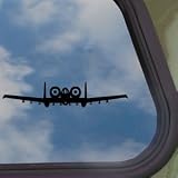 A 10 Thunderbolt II Warthog Front Black Decal Car Sticker 