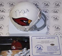 Matt Leinart Autographed Arizona Cardinals Mini Football Helmet