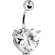 April 14mm Heart Solitaire Birthstone Ring