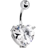 April 14mm Heart Solitaire Birthstone Ring