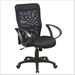 Screen Back Mesh Seat Chair with Loop Arms By Office Star