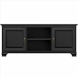 Lucy Flat Panel TV Cabinet (Antique Black) (31H x 73.5W x
