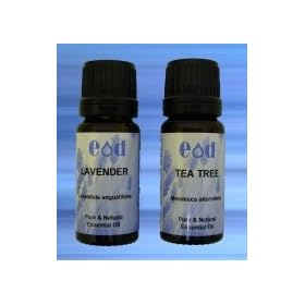 Lavender & Tea Tree - Set of 2, 10ml Pure Essential Oils