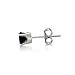 1ct tw. Black Diamond Stud Earrings set in White Gold
