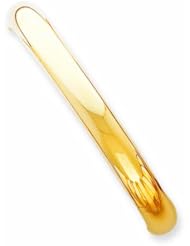14K Gold 5/16 High Polished Hinged Bangle Bracelet