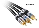 M2Cables Premium Component Video Cable 24K Gold, 6FT